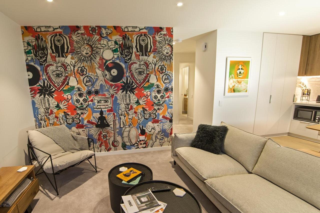 Funk In The City - Luxury Laneway Apartment With Single Garage Christchurch Eksteriør bilde