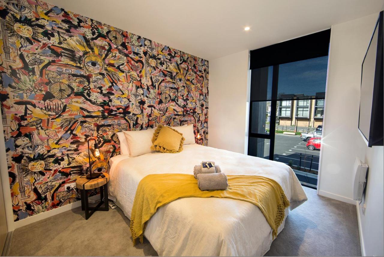 Funk In The City - Luxury Laneway Apartment With Single Garage Christchurch Eksteriør bilde